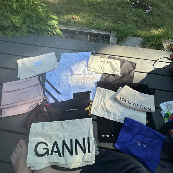 Designer dust bag lot - Chloe , Ganni, Stuart Weitzman , saint laurent - Picture 5 of 8